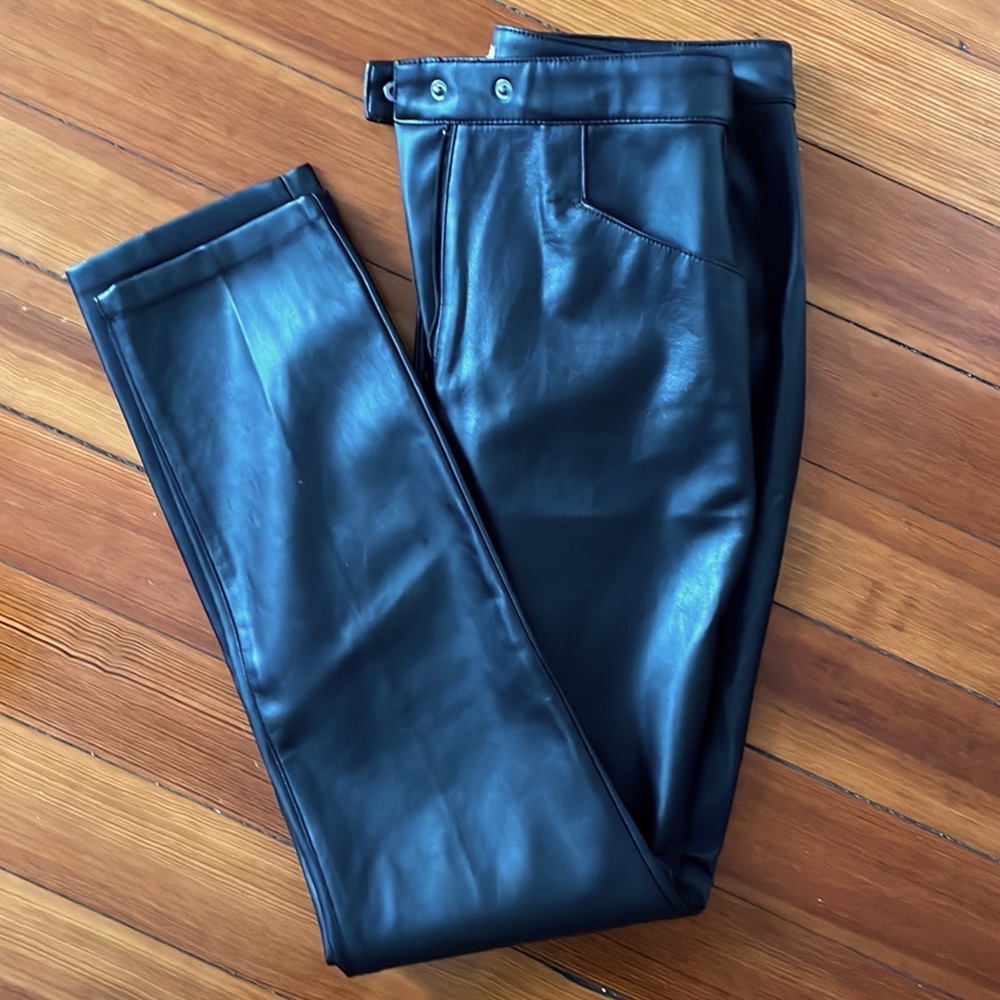 H&M pleather pants